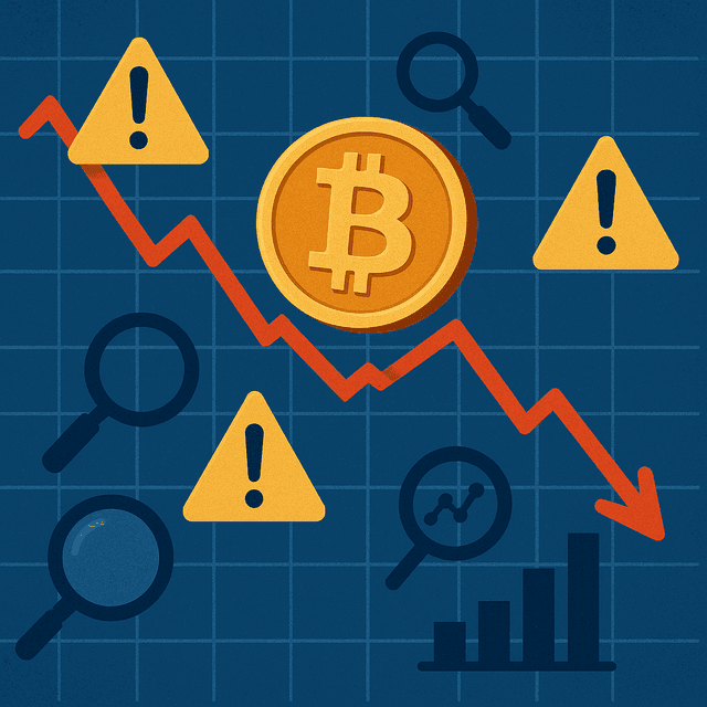 Chart: What are the indicators for a potential Bitcoin downturn?