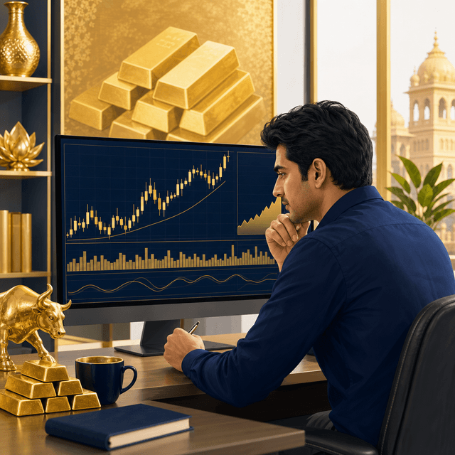Chart: Gold market analysis for strategic trading