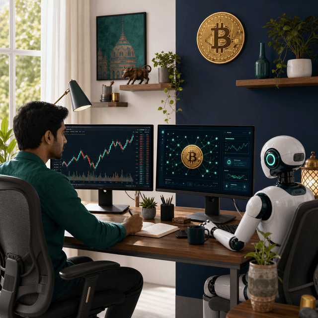 Chart: How do we balance manual and automated Bitcoin trading?