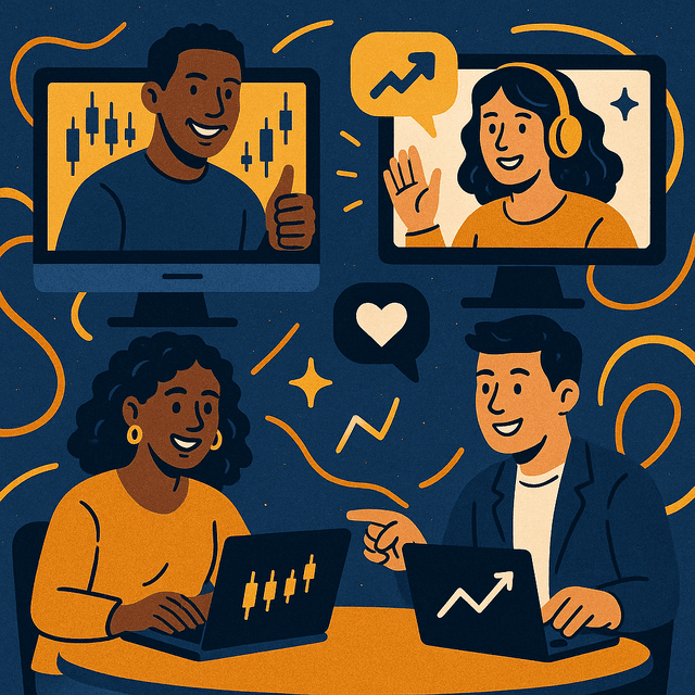 Chart: How does engagement and community support trading success?